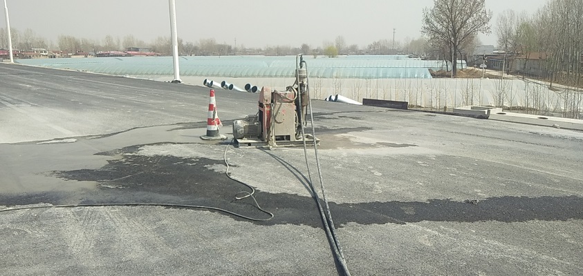 道路回填土下沉注浆